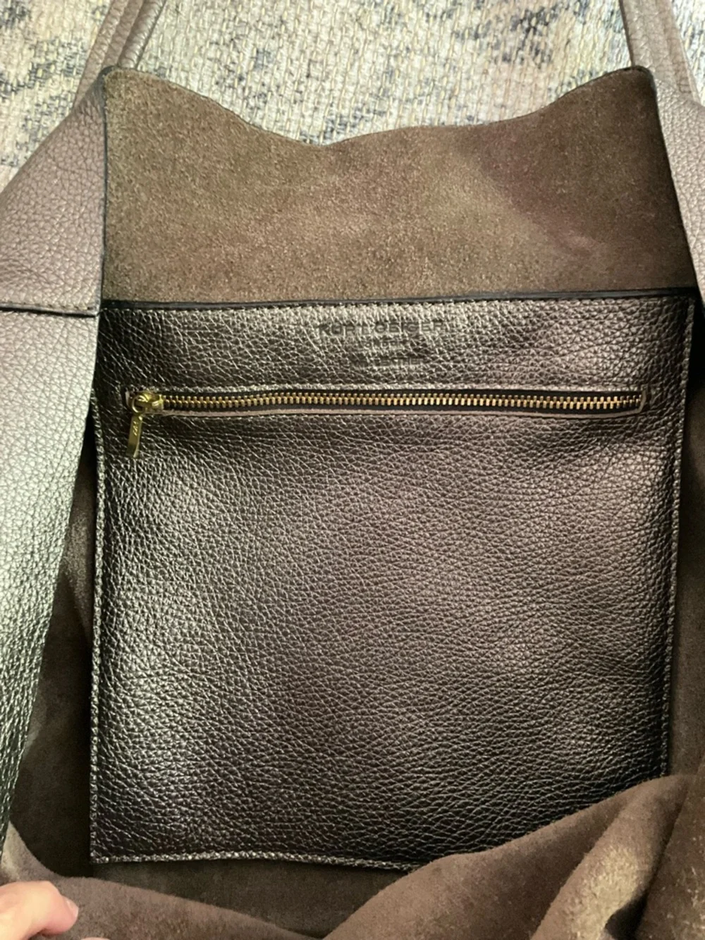 Kurt Geiger Violet Horizontal Leather Tote